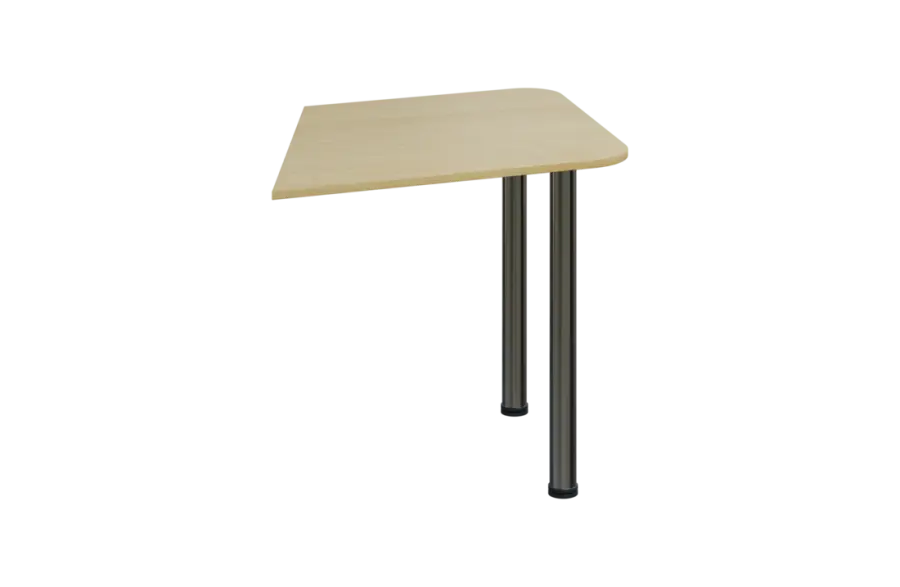 EJZ 1 - 80 přístavba jednací, kovová podnož chrom, síla desky 18 mm, buk royal